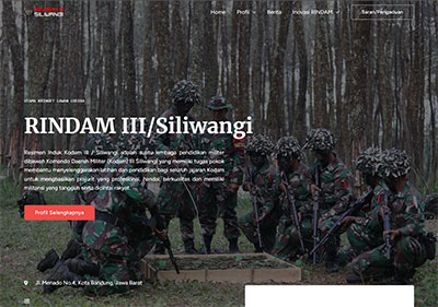Modernisasi Portal Publikasi & Informasi RINDAM III / Siliwangi